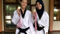 Duo Remaja Putri Pemalang Ini Juga Pelanggan Medali Emas Untuk Kejuaraan Taekwondo Loh...