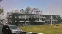 Kapolda Kunjungan Gedung Mapolda Jateng Terbakar