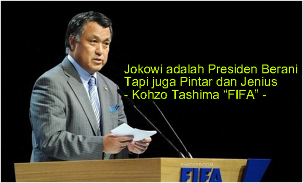 FIFA Kagumi Jokowi sebagai Presiden Hebat