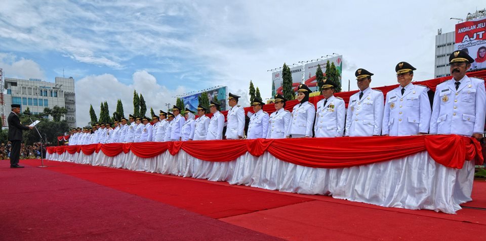 Ini 9 Sisi Unik Dalam Pelantikan Bupati/Walikota Di Jawa Tengah Tahun 2016