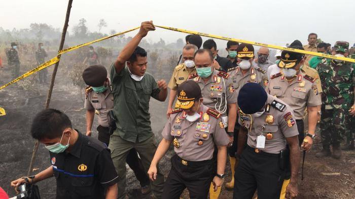 Kebakaran Hutan Riau, Kapolri Turun Langsung