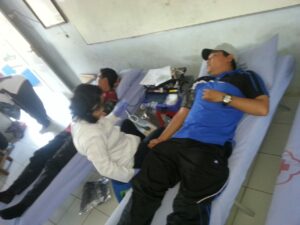 Kegiatan Bakti Sosial Donor Darah UPPK Bantarbolang di Acara Peringatan HGN dan HUT PGRI ke-71