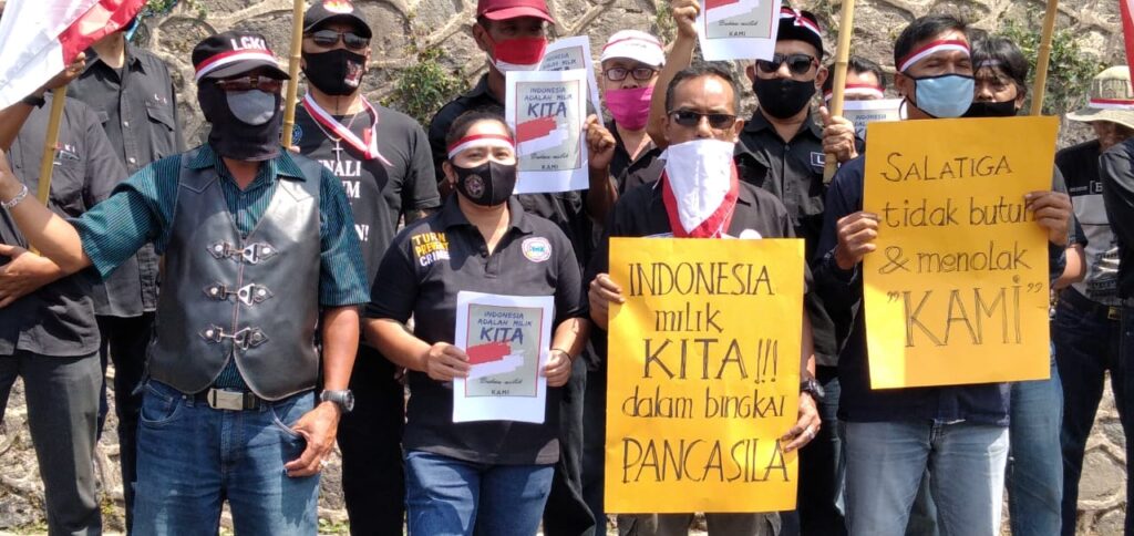 Tolak KAMI, LCKI Salatiga Gelar Aksi