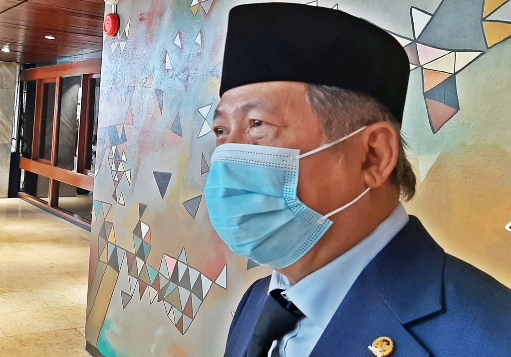Anggota DPR RI Komisi XI Fraksi PDIP, Hendrawan Supratikno di Gedung DPR RI, Senayan, Jakarta. Dok/Qanita Azzahra