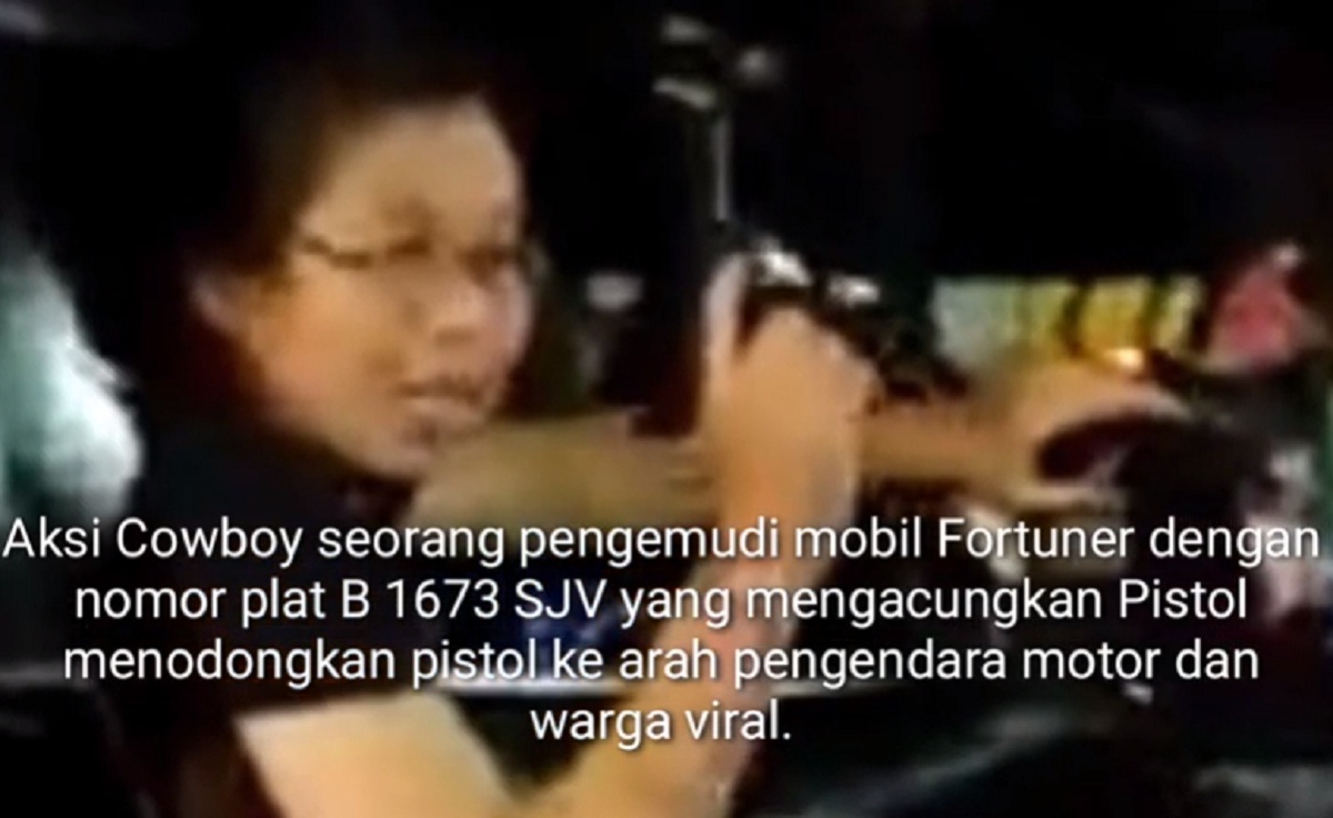 Polisi Tangkap Pengemudi Fortuner yang Todongkan Senjata ke Warga di Jalan Duren Sawit Jakarta