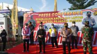 uan Maharani Bersama Kapolri dan Panglima TNI Beserta Sejumlah Menteri Pantau Penyekatan Mudik di Brebes