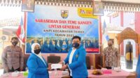 Penyerahan Santunan Oleh Ketua DPD KNPI Pemalang Muhammad Bobby Dewantara