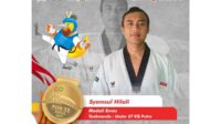 Syamsul Hilali Atlet Taekwondo Asal Pemalang Raih Medali Emas PON
