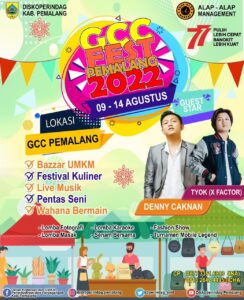 Flyer Digital Acara GCC Fest