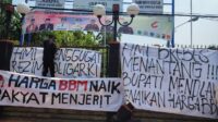 Aliansi Masyarakat Brebes Lakukan Aksi Demo Tolak Kenaikan Harga BBM