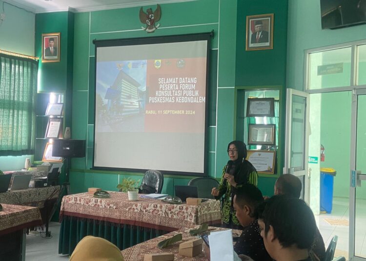 Forum Konsultasi Publik Puskesmas Kebondalem. MEDIAKITA.CO.