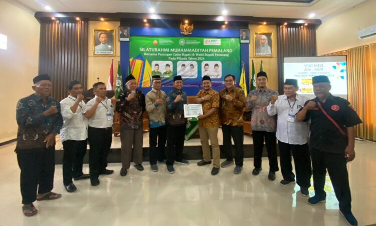 ‘Unboxing’ Visi Misi di Muhammadiyah Pemalang, Paslon An-Nur Hadir Tepat Waktu