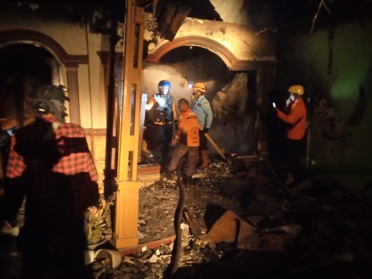 Akibat Korsleting Listrik, Rumah di Mendelem Belik Terbakar, Kerugian Lebih dari 1 M