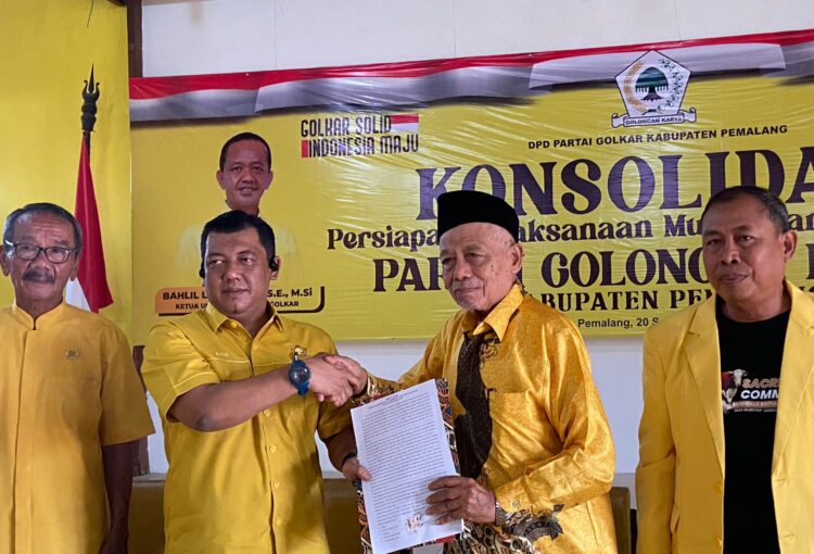 Nur Azmi Wicaksono Calon Tunggal Ketua Partai Golkar Pemalang