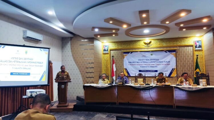 Pemalang Dikunjungi KIP Jateng, Bupati: Review Informasi Publik