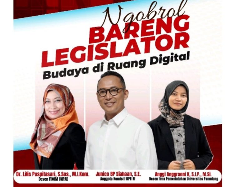 Ngobrol Bareng Legislator: Budaya di Ruang Digital