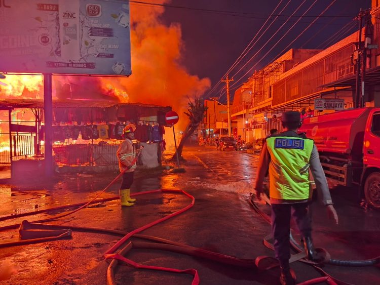 Komplek Pasar Pemalang Terbakar, Warga: Akibat Korsleting Listrik