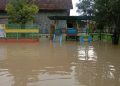 Banjir di Desa Pesantren, Kecamatan Ulujami.