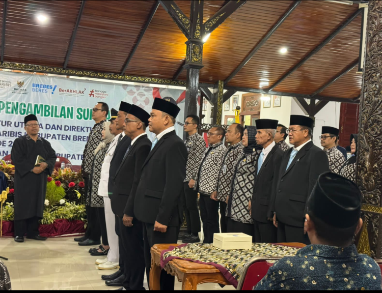 Bupati Brebes Lantik Sembilan Pejabat, dr. Heru Padmonobo, M.kes Jabat Kadinkesda Brebes